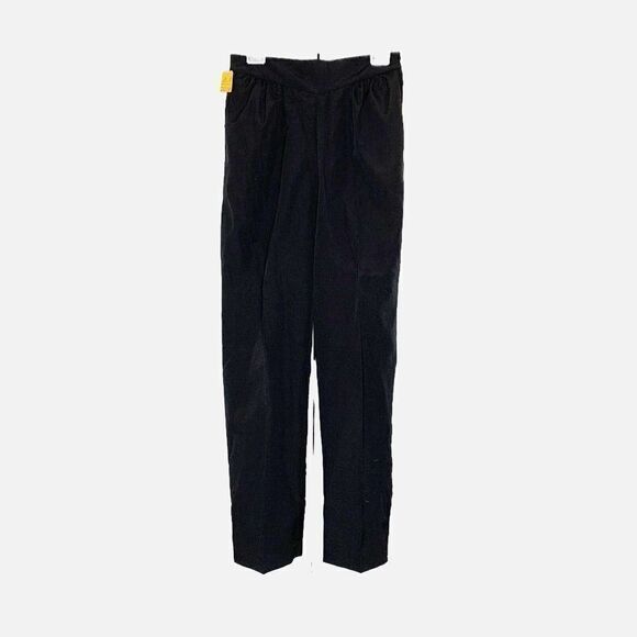 Vintage Douglas Marc Pants 70s/80s Deadstock New with Tags Black Fit Size 4/6 - Picture 1 of 12